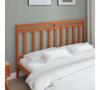 YunCangg Tête de lit moderne en pin massif marron ciré 185,5 x 100 cm, tête de lit moderne avec dossier, autoportante et à clipser pour chambre à coucher, chambre d'amis, lit double, lit simple