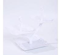 Yunhgft Corbeille à fruits en plastique décorative - Panier à fruits pour table basse et comptoir - pour la cuisine, Forme de branche d'arbre, plateau carré
