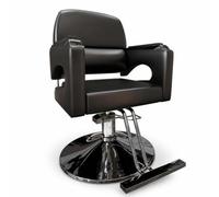 Yunhgft Fauteuil Barbier Hydraulique, Disque Acier Inoxydable argenté