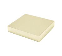 YunJove Présentoir en Acier Inoxydable Socle Réfléchissant pour Accessoires Articles Luxe Adapté aux Boutiques Élégantes, Or Titane, 5CM Titane