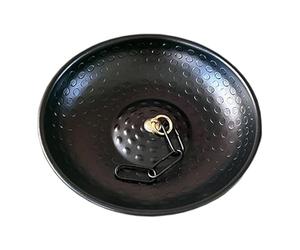 Yunmeryker Bassin de Chaîne de Pluie Récipient à Eau en Aluminium Coupelle d'ancrage de Chaîne D'Arrosage Bol Décoratif pour Gouttière Adapté à L'Amé, 28cm