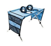 Yunmeryker Hamac de Toilettage pour Animaux avec Cadre Antidéformation et Filet à Séchage Rapide pour Le Rasage des Pattes et La Coupe des Ongles des Chats et PE, Bleu