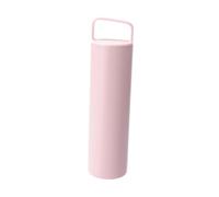 Yunmeryker Mug Isotherme Double Paroi, Bouteille Isotherme Portable avec Grand Compartiment à Glace, Silicone Souple, Idéale pour Le Sport, Le Shopping Ou, Rose