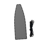 Yunmeryker Tissu de Rechange pour Fauteuil à Bascule, Revêtement de Hamac Incurvé pour Usage Intérieur et Extérieur, Résistant, Corde Incluse, Idéal pour, Gris Foncé