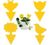 YUNNINGMENG Anti Moucherons Interieur, 40 Pièges à Insectes | Attrape Moucheron Plantes, Bandes Collantes Anti-Insectes Volants pour Jardin Plantes, Pièges à Insectes Jaune Collants