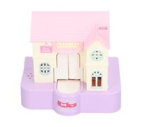 Yunseity Boîte d'économie d'argent Doghouse, Tirelire Interactive pour Chiot avec Déglutition Automatique de Pièces de Monnaie, Jouet à Effets Lumineux et Musicaux pour Enfants, Conception à Piles