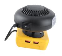 Yunseity Chauffage Portatif pour Batterie XR FlexVolt Li Ion, Petit Appareil de Chauffage sans Fil 200 W avec Conception Rotative à 360 Degrés et Deux Réglages de Niveau de Température