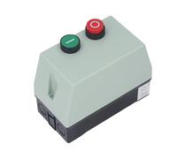 Yunseity Démarreur de Moteur électrique Magnétique 220 V 230 V, Interrupteur de Commande monophasé 2,2 KW 3 avec Boîtier ABS étanche IP55 pour Compresseurs d'air et Systèmes d'eau