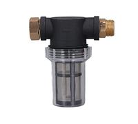 Yunseity Filtre de Tuyau d'arrosage pour Entrée de Nettoyeur Haute Pression, Préfiltre à Eau Sédimentaire en Ligne avec Filetage Mâle et Femelle de 3/4" pour Robinet Domestique et Raccordement de