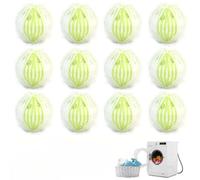 YUNYU Lot de 12 attrape-poils réutilisables pour machine à laver et sèche-linge pour enlever les poils d'animaux et les peluches