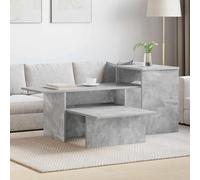 YUOGHRTFE Table console béton gris 91,5 x 35 x 38,5 cm en bois - Table console moderne avec forme rectangulaire et beaucoup d'espace de rangement pour couloir, salon ou entrée