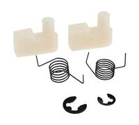 YUOIUX Lot de 6 outils (2 ensembles) - Chaîne de démarrage - Cliquet + ressort + clip pour tronçonneuse Zenoah 4500/5200/5800/43CC/45CC