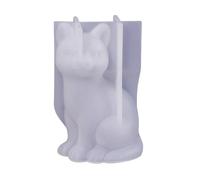 YUOIUX Moule à bougie 3D en forme d'animal - Moule à bougie en forme de chat et de chien pour décoration d'intérieur - Résine époxy