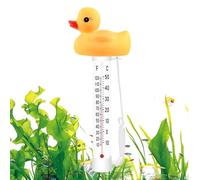 yupeuooe Thermomètre De Piscine Flottant,Thermomètre Flottant Géant Canard Poulpe Avec Corde | Accessoires De Piscine Amusants,Pour Étang Intérieur Lac Plage Jardin Terrasse Spa Aquarium Bac Vacances