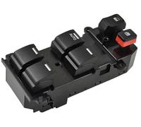 Yurefax outon de vitre de porte Contrôleur de bouton levage commutateur commande fenêtre automatique pour Crv 2007 2008 2009 2010 2011 35760Swaj01 35750Swak01(BLACK Master)