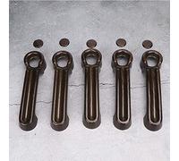 Yusat 10 Pièces Couvercles de Poignée de Porte de Voiture Garniture de de Bois ABS sans Installation de Perceuse Accessoires de Style de Voiture pour JK Illim