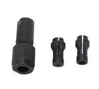 Yusat Adaptateur de Meuleuse D'angle vers Meuleuse Droite Kit de Conversion de Mandrin de 3 Mm 6 Mm avec Construction en Acier au Carbone pour le Meulage, le Polissage et le Ponça