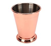 Yusat Gobelet Julep rétro élégant en acier inoxydable avec grande stabilité, menthe perle Julep pour la maison (or rose)