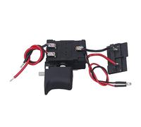 Yusat Interrupteur de déclenchement pour perceuse-visseuse, remplacement du contrôle de vitesse avec petite lumière, réglable dans le sens horaire et antihoraire pour machine Da Yi 12 V 7,2-24