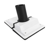 Yusat Kit de Couverture Murale pour Ligne AC Divisée, Couvercle de Pénétration Murale CVC avec Joint d'étanchéité Souple pour Mini Systèmes de Pompe à Chaleur de Climatiseur divis (Blanc)