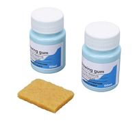 Yusat Liquide de Masquage Aquarelle Bleu 60ml, Liquide de Masquage Artistique à Séchage Rapide avec Gomme pour Peinture à L'aquarelle 2 Pièces