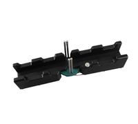 Yusat Outil de Coupe D'angles D'onglet Jauge de Guide de Mesure D'angle Gabarit de Mesure D'onglet 2 en 1 ABS Noir 85-180 Degrés 1,2 Pouces de Largeur avec Plaque de Guidage pour