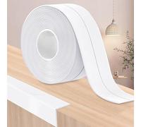 YushengTai Plinthe Adhesive, Blanc 18 M Plinthe Souple Autoadhésive 30 x 30 mm, Corniere pvc Convient pour la Cuisine et la Salle de Bain (Blanc)