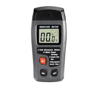 YUSSEQDD Humidimètre électronique de haute précision pour le bois MT10 avec écran LCD, détecteur d'humidité pour parquets et matériaux de construction, gris