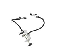 YUSSEQDD Support de Circuit imprimé Mobile à Bras articulé, doté de Deux Bras Robustes et Pieds en Caoutchouc. Idéal pour la réparation et Le soudage électronique. Convient pour aux travaux