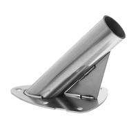 YUSUZH Lot de 2 Supports mât en Acier Inoxydable, Base renforcée, Tube épais, Installation Facile, Montage Polyvalent for Une Utilisation extérieure pour Balcon, Jardin