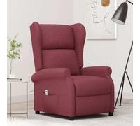 YuuSsea Fauteuil électrique à oreilles avec fonction allongée, housse en tissu, fauteuil de relaxation réglable pour salon, chambre à coucher, bureau, salon, fauteuil club confortable avec pieds en