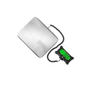 yuwqqoajv Balance Postale Robuste avec Corps en Acier Inoxydable, idéale pour peser Divers Animaux de Compagnie et Colis. Plateau en Acier Inoxydable.
