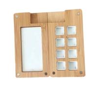 yuwqqoajv Coffret de Voyage pour Aquarelle avec Plateau de Peinture Vide, Pratique et idéal pour Les Artistes nomades. Ce Mini Coffret de Voyage en Bois est, Pas de Clip, 6x6cm