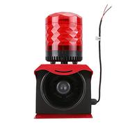 YUYTE Alarme Sirène à Klaxon Industriel 12-24V avec Télécommande, Système d'avertissement Visuel Sonore pour
