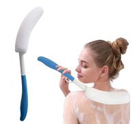 YUYTE Brosse dos douche long manche,39 cm,brosse dos brosse douche,poignée incurvée antidérapante pour personnes âgées, aide aux femmes enceintes, au bain et à la douche