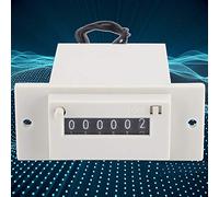 YUYTE Compteur électromagnétique à 6 Chiffres CSK6-YKW, Compteur d'impulsions électronique élevé, DC 12V, pour Usage Industriel (DC12V)