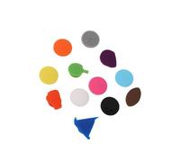 YUYTE Lot de 12 Verres à Vin, Marqueurs de Boissons en Silicone avec Formes 3D Vives pour Mariages, Fêtes, Cocktails, Identifiant de Verre, Fournitures de Cadeaux de Fête (voler)