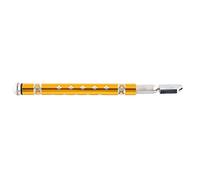 YUYTE Outil Professionnel de Coupe de Verre à Rouleau Coulissant avec Poignée Ergonomique en Alliage d'aluminium en Vert Vif (YELLOW)