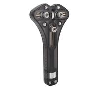 YUYTE Ouvre-Boîtier de Montre Outil de Retrait de Dos de Montre e Boîtier de Poignée Triangulaire Réglable à 3 Points Micro-Ajustement avec 12 Embouts pour