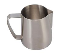 YUYTE Pichet à Mousser en Acier Inoxydable 304, Mousseur à café et à Lait Polyvalent, 600ml, avec Bec Anti-déversement, pour l'art Professionnel du Latte (Couleur d'origine)