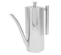 YUYTE Pot à Huile élégant en Acier Inoxydable avec Bec Verseur en Bec d', Bouilloire de Contrôle d'Huile de Cuisine de 500 Ml pour Vinaigre, Vinaigrette et thé au Lait (Bouteille d'huile à bouche