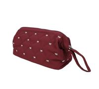 YUYTE Sac de Voyage pour Outils de Cheveux, Sac pour Sèche-Cheveux, Organisateur D'outils pour, Espace réservé à Large Ouverture en Polyester matelassé, 2 Poches en Filet avec (Rouge)