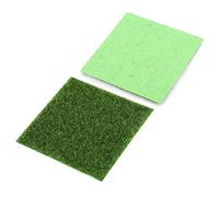 YUYTE Tapis de Gazon Artificiel 10 Pièces pour la Décoration Intérieure et l'aménagement Paysager, pour Maisons de Poupées et Aires de Jeux