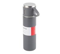 YUYTE Tasse Thermique Portative de Tasse d'acier Inoxydable de 500 Ml pour les Activités de Voyage, de Bureau et de Plein air (GRAY)