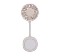 YUYTE Ventilateur de Refroidissement Magnétique pour Téléphone avec 3 Vitesses, Ventilateur Portable à Clip, Coussin de Glace, de Bureau pour Voyage, Bureau, Maison, P (Beige)
