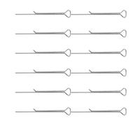 YUYUETIME 12 pièces Pinces à Bougie en Fer Outil de centrage de mèche pour Fabrication de Bougies, Porte-Bougie Argent, Compatible avec différentes Tailles de contenants