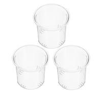 YUYUETIME 3 Pièces Passoire à Thé en Verre pour Théière 1000ml, | Filtrage des Feuilles et Résidus, Usage pour Théière 1000ml, Service de Thé L’après-midi
