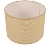 YUYUETIME Abat-jour pour lampe de chevet et lampadaire, en tissu, forme cylindre 25 CM, kaki, installation facile, pour étude et chambre