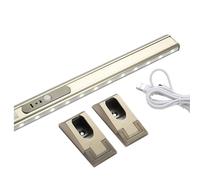 YUZDNM 40-140cm Tringle À Vêtements Avec Lumière LED, Tringle À Vêtements Avec Éclairage Intégré, Éclairage LED Intégré Et Batterie Au Lithium, Charge Maximale 50 Kg(700mm)