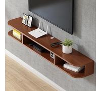 YUZDNM Meuble TV Flottant Mural - Étagère TV Flottante - Meuble TV Suspendu, Étagères TV Blanches, Étagère Murale À Câbles Cachés Flottants, Lecteur DVD TV Box (Couleur : D, Taille : 100X24X20CM)